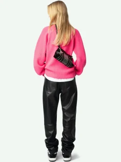 Cheap Zadig & Voltaire Moris SweaterNEW Fluopink